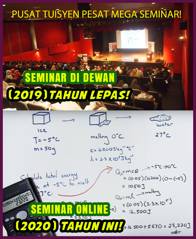 SEMINAR SOALAN RAMALAN SPM 2020 (ONLINE)  Online Tuition 